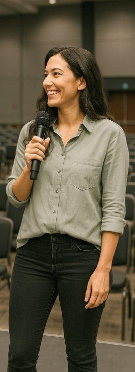 Presentatietraining vrouw