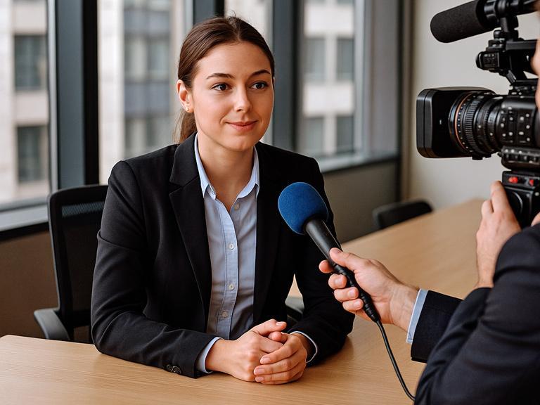 Mediatraining in Amsterdam Zuidas.