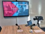 Mediatraining in vergaderzaal