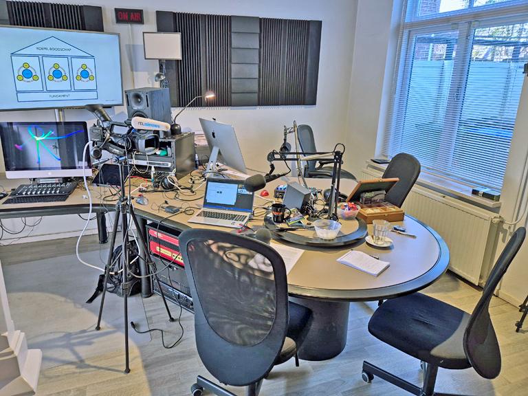 Radio- en podcaststudio Kroondomein Hilversum